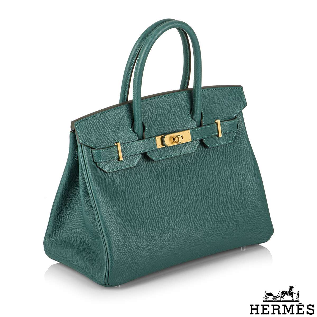 Hermes Birkin 30 Vert Bosphore Epsom GHW #Y SKL1486 – LuxuryPromise